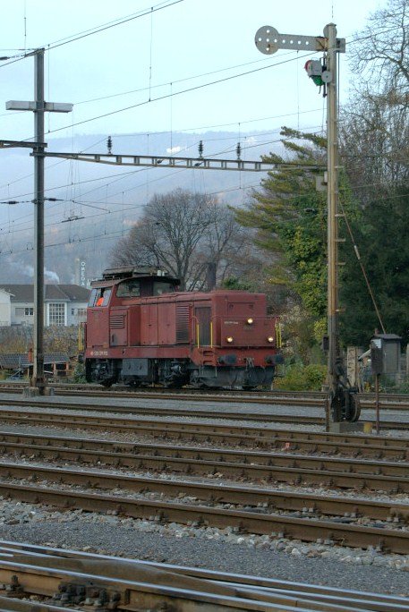 Bm 4/4 in the RB Biel Station. 
19.11.2009