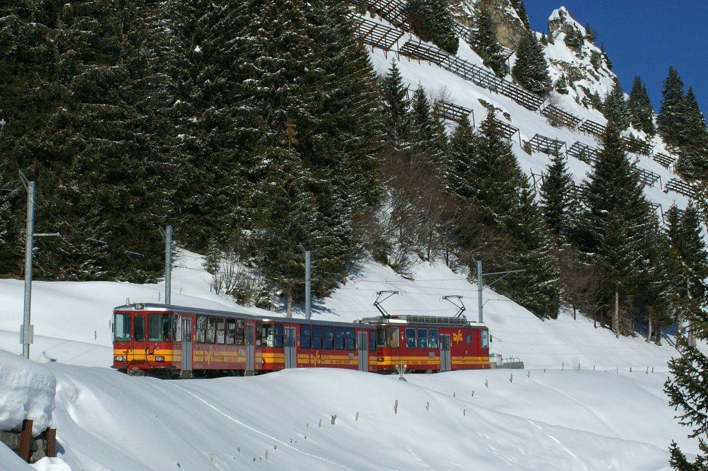 BVB local train by Villars. 
21.01.2010