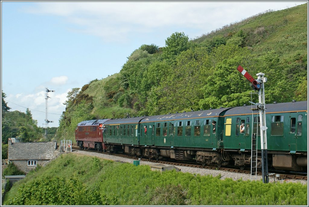 By Corfe Castle. 
08.05.2011