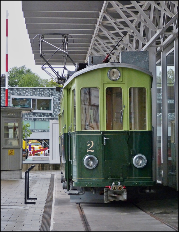 Ce 2/2  Hde  N 2 from 1923 of the Railway Company Zrich - Uetliberg BZUe pictured in the museum of transport in Luzern on September 12th, 2012.