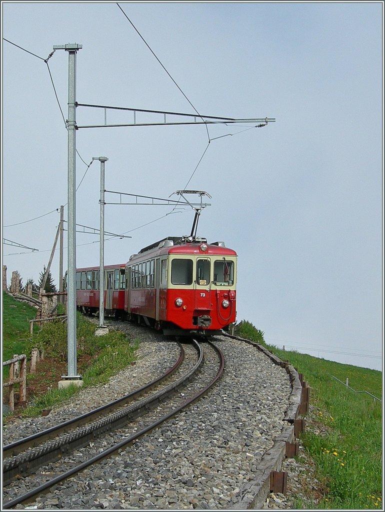 CEV BDeh 2/4 N 73 and BT between Lally and les Pleiades. 
03.05.2007