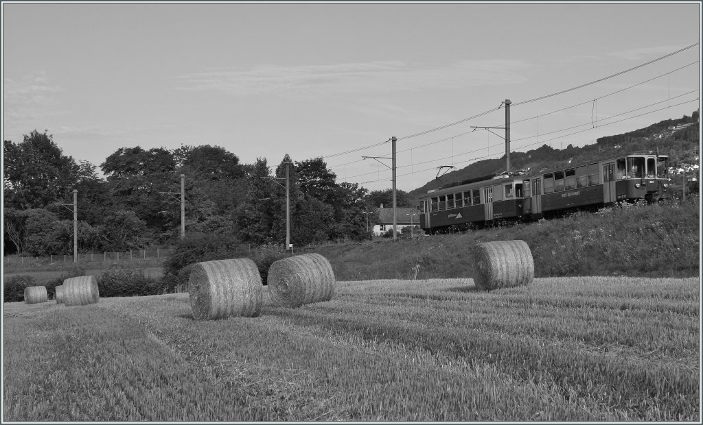 CEV BDeh 2/4 N 74 and Bt 221 by Chteau d'Hauteville. 19.07.2012