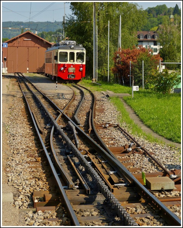 CEV BDeh 2/4 N 75 photographed in Blonay on May 27th, 2012.