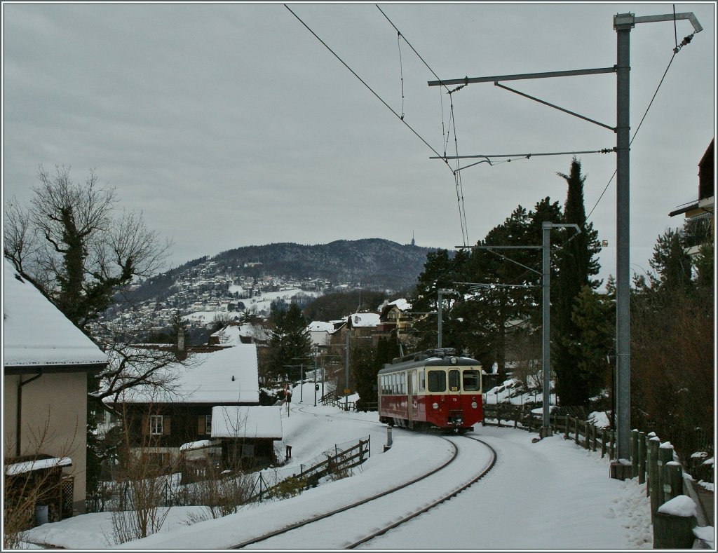 CEV BDeh 2/4 near Blonay. 
13.12.2012