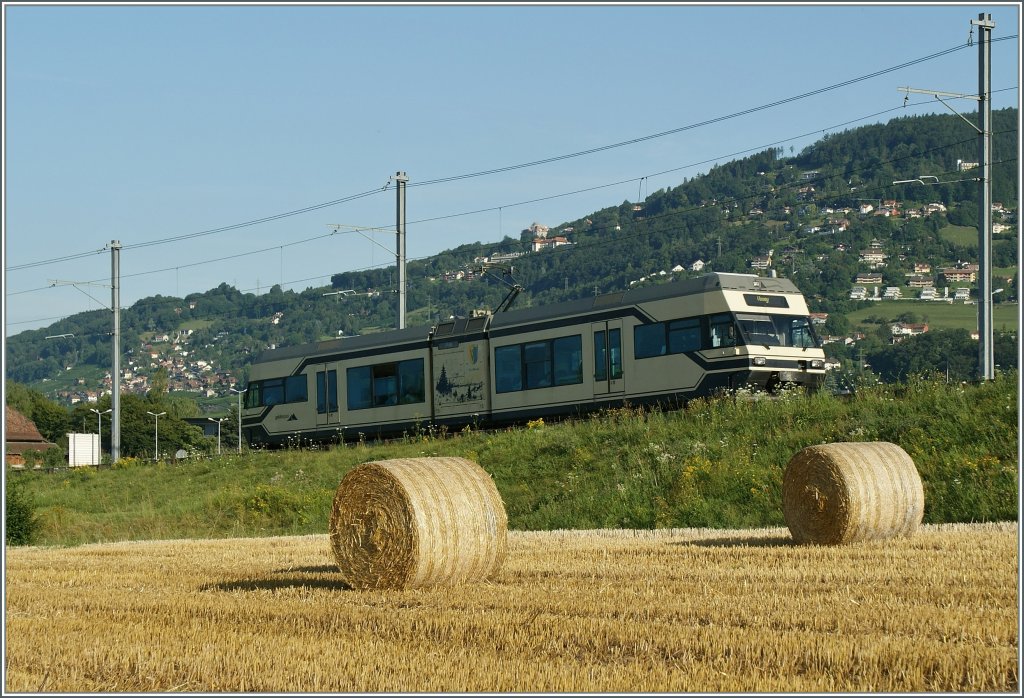 CEV Be 2/6 7001  Vevey  by Chteau de Hauteville.
19.07.2012