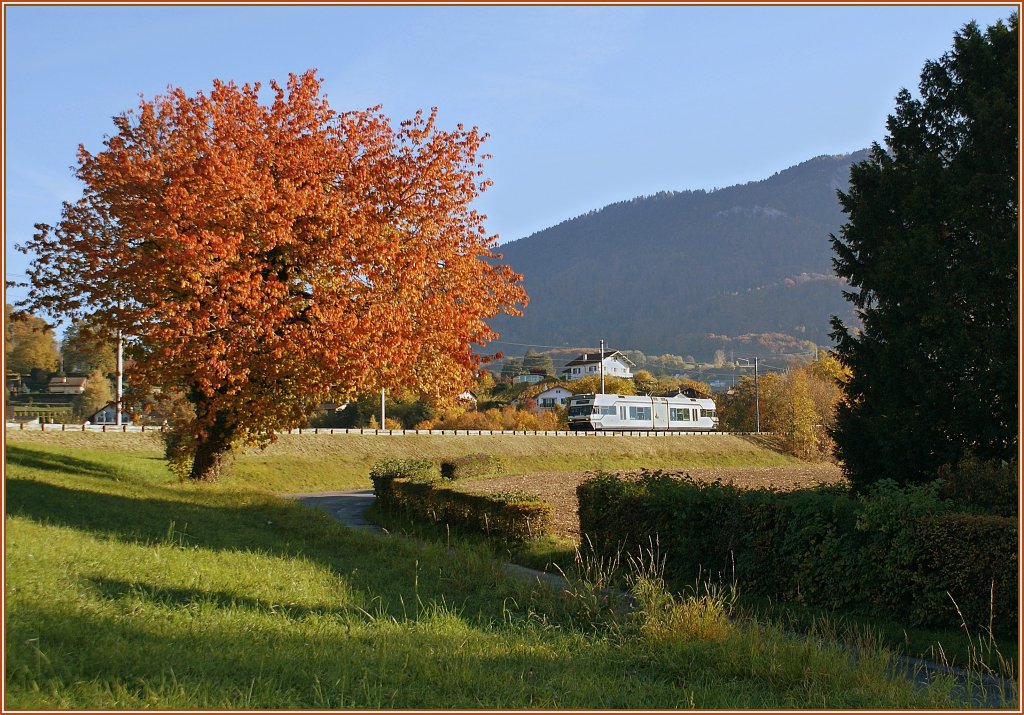 CEW GTW by the Castle of Hauteville. 
29.10.2010