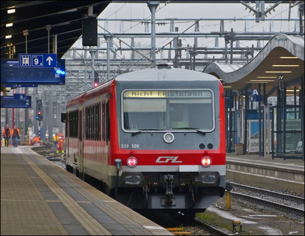 CFL 928 506 pictured in Luxembourg City on October 12th, 2012.