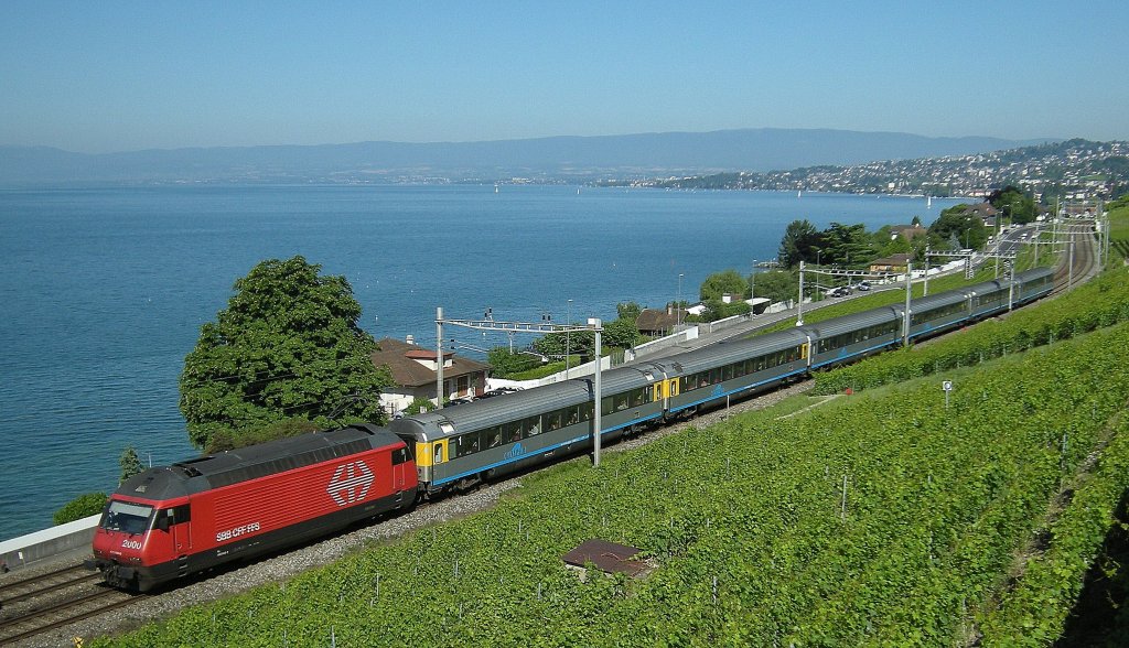 CIS EC to Milan in the Lavaux between Villette VD and Cully. 
10.07.2008