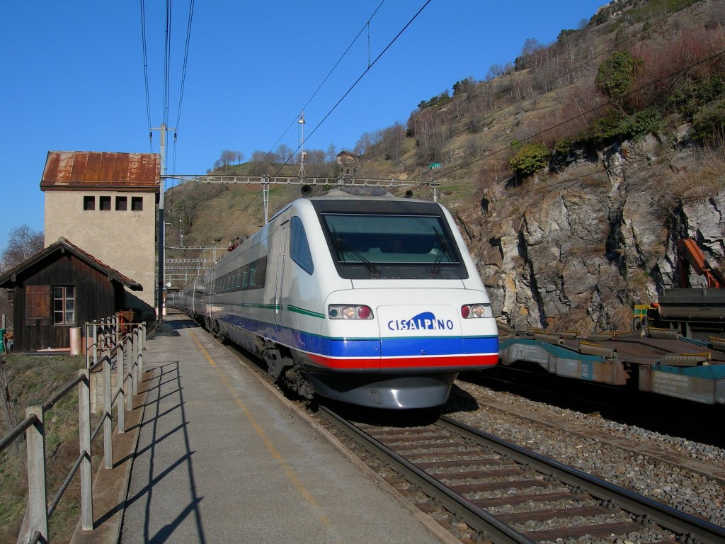 CIS ETR 470 in Ausserberg. 
16.03.2007