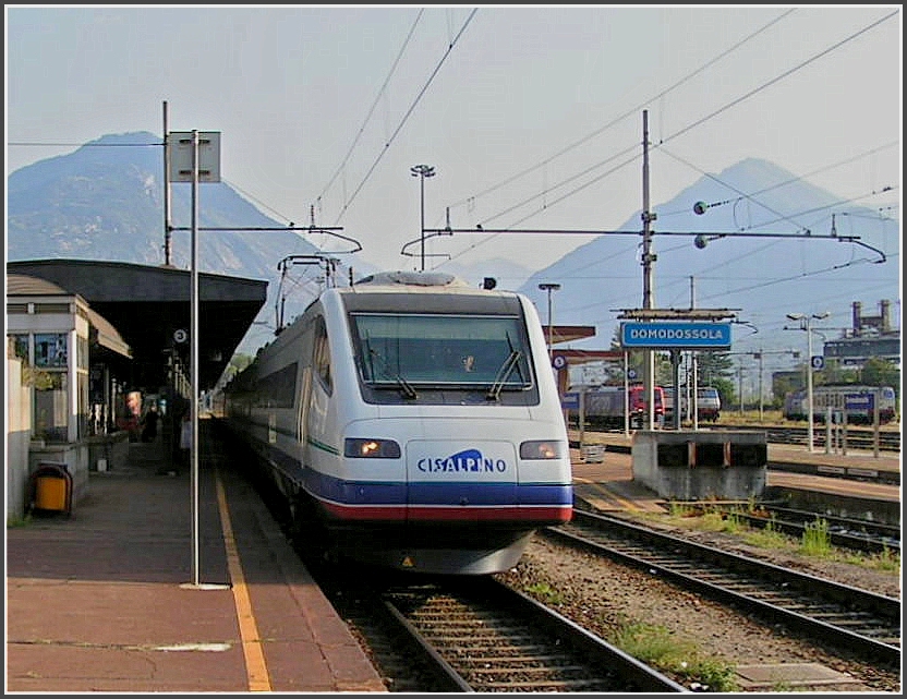 CIS ETR 470 pictured at Domodossola on August 2nd, 2007.