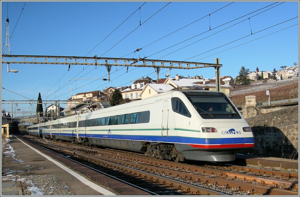 CIS ETR 470 to Venezia in Rivaz.
28.01.2007