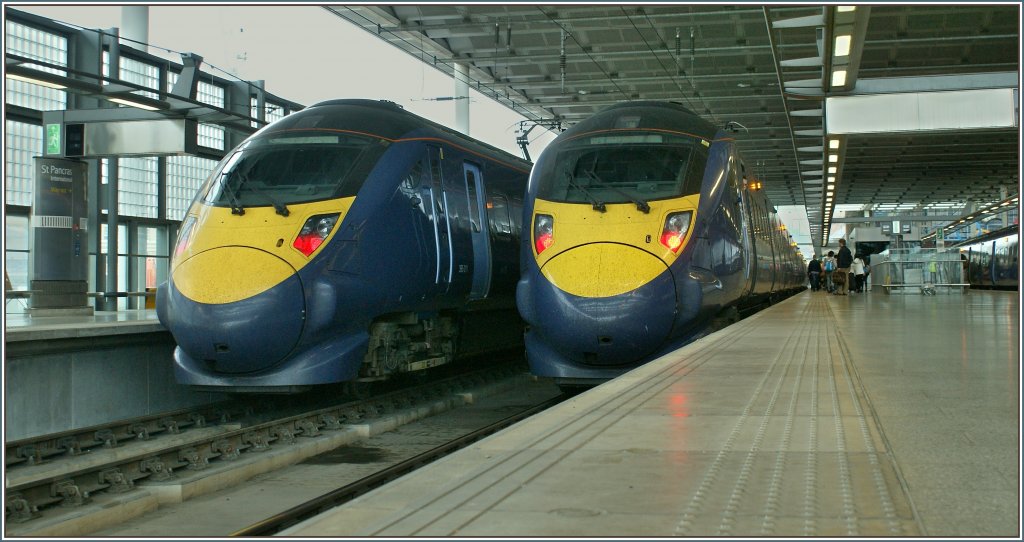 Class 395 in London St Pancaras. 
07.05.2011