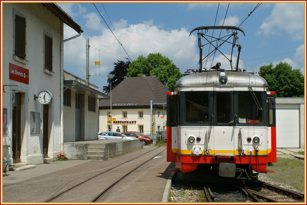 CMN BDe 4/4 N in Les Brenets. 
25.06.2010