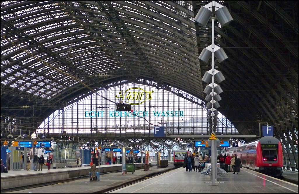 Cologne main station pictured on December 22nd, 2012.