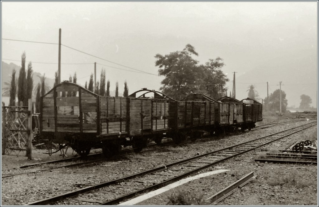 CP Cargo wagons in St-Martin du Var 
(Summer 1985/scanned negative)