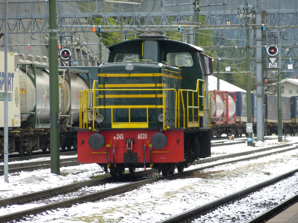 D 245 6020 is standing in Brennero/Brenner on June 1st 2013.