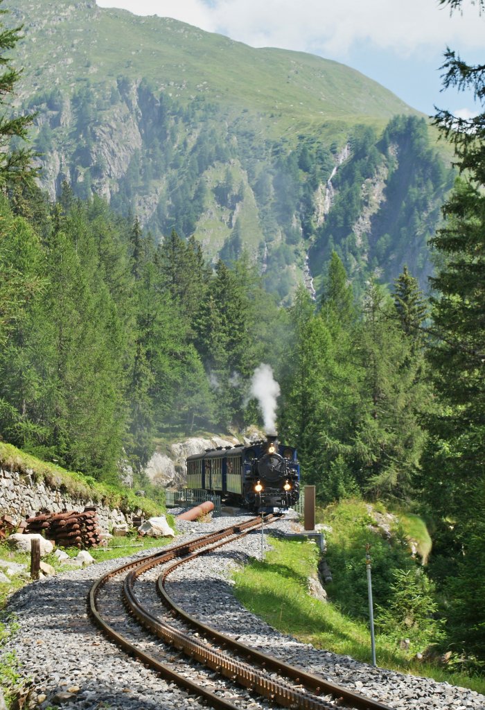 DFB HG 3/4 N 1 between Gletsch and Oberwald.
05.08.2013