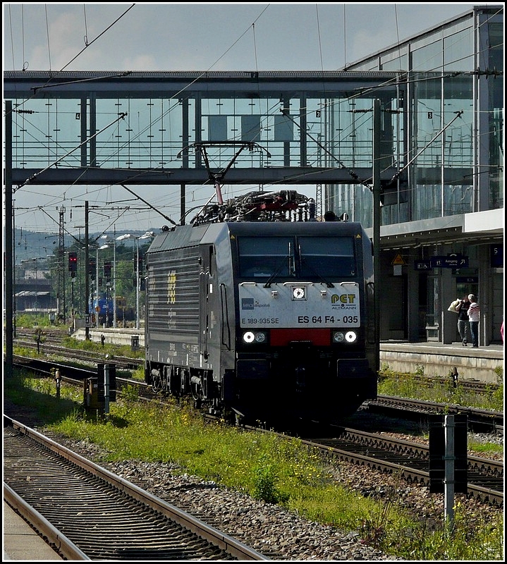 E 189 935 photographed at Regensburg on September 11th, 2010.