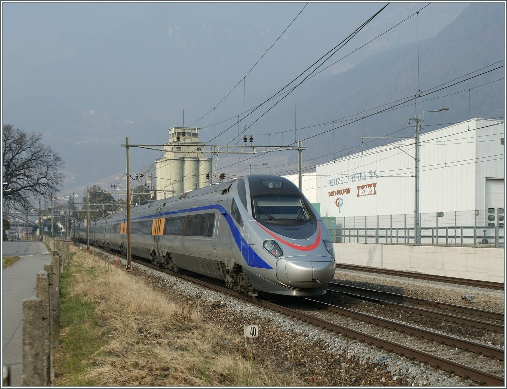 EC 34 to Geneva by Aigle. 
05.03.2011