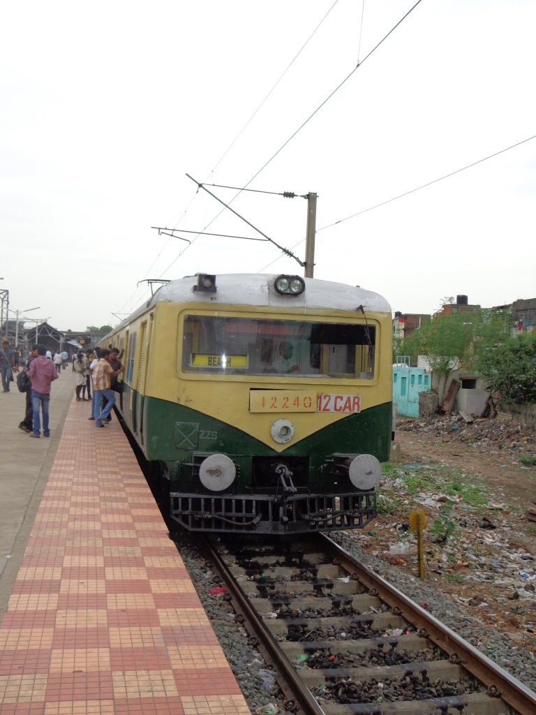 EMU 12240 at Chetpet on 26th July 2013