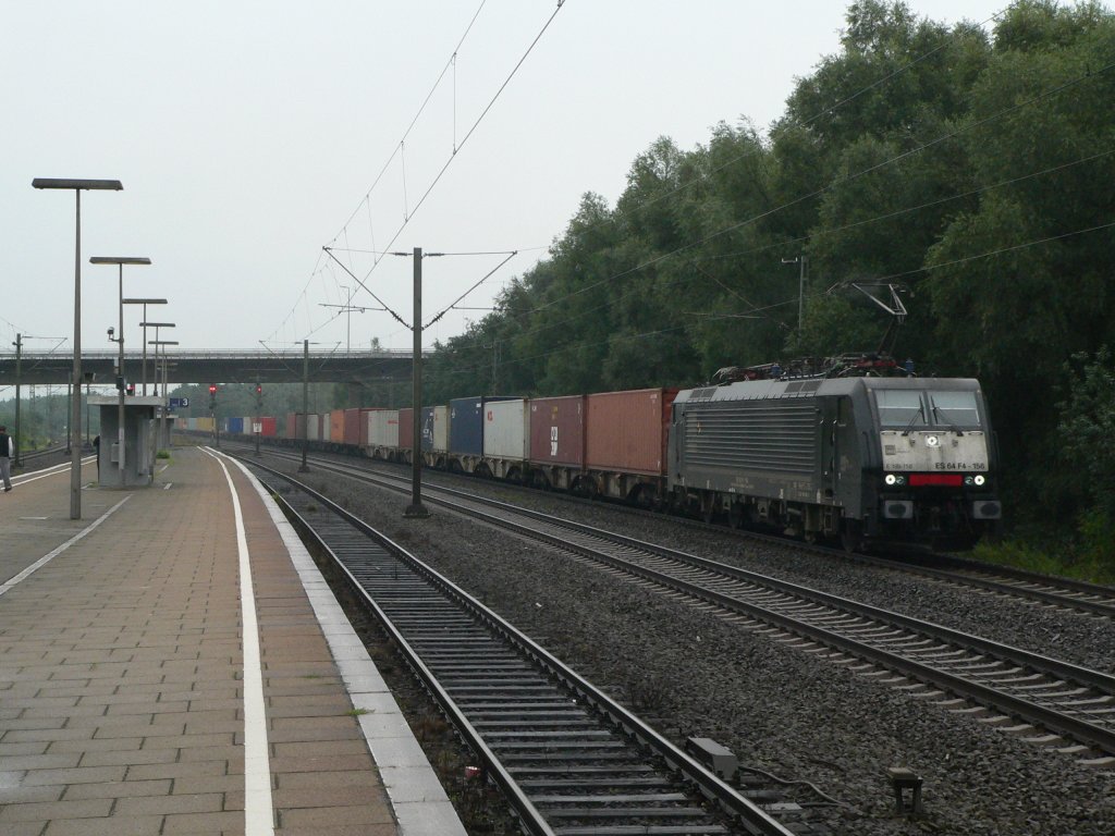 ES 64 F4 156 (MRCE Displolok) in Maschen (near Hamburg), 2011-08-27