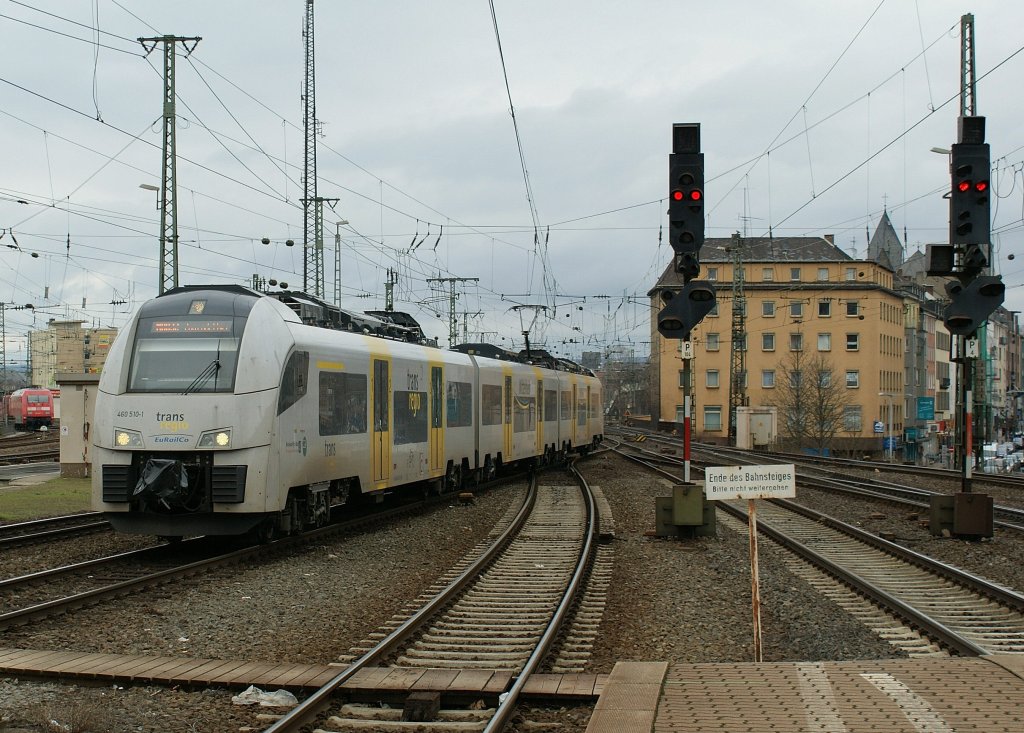 ET 460 510-1 in Koblenz Hbf. 
20.03.2010
