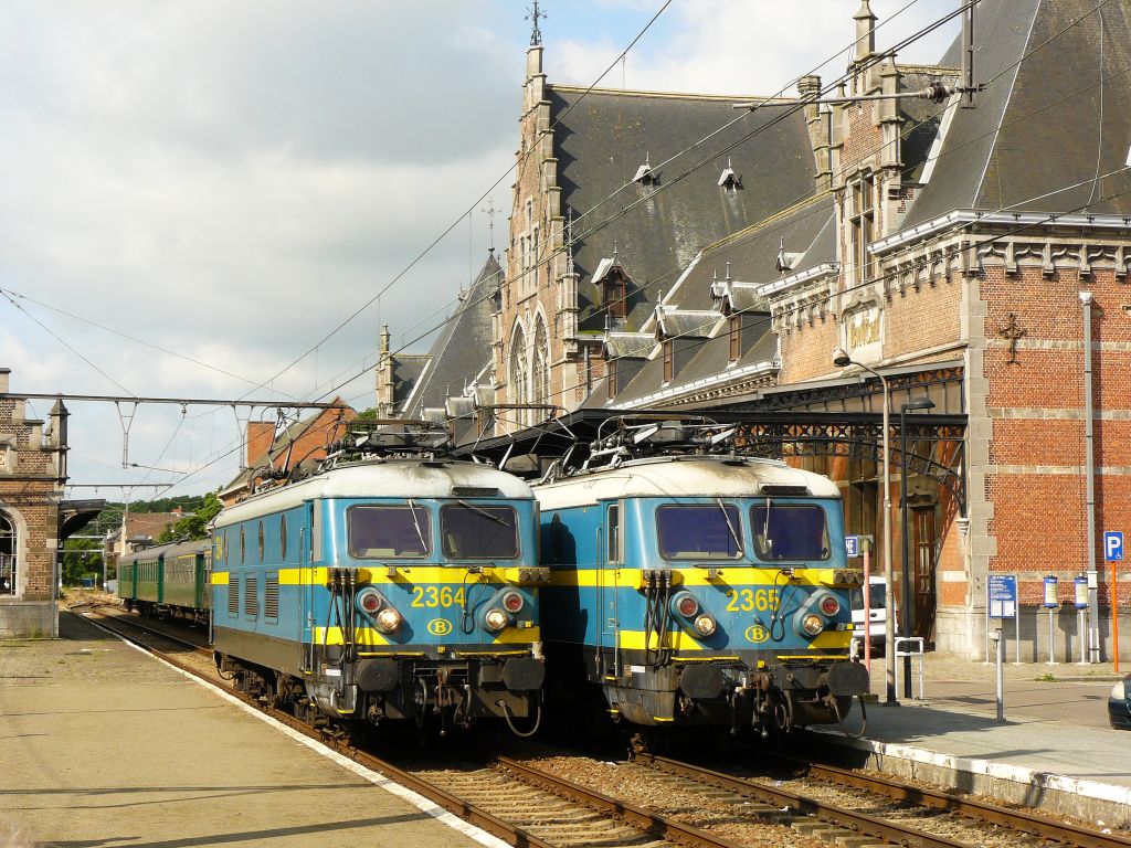 Farewell ride type 23. 2364 and 2365 in Binche 23-06-2012.