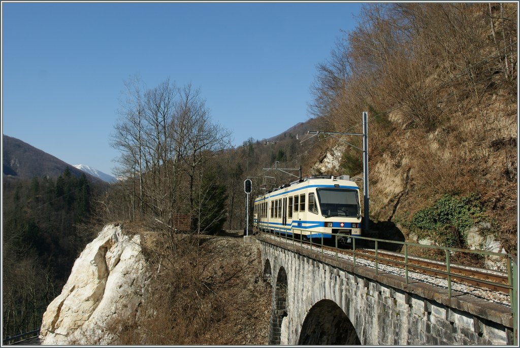 FART local train to Camedo by Palagnedra. 
24.03.2011