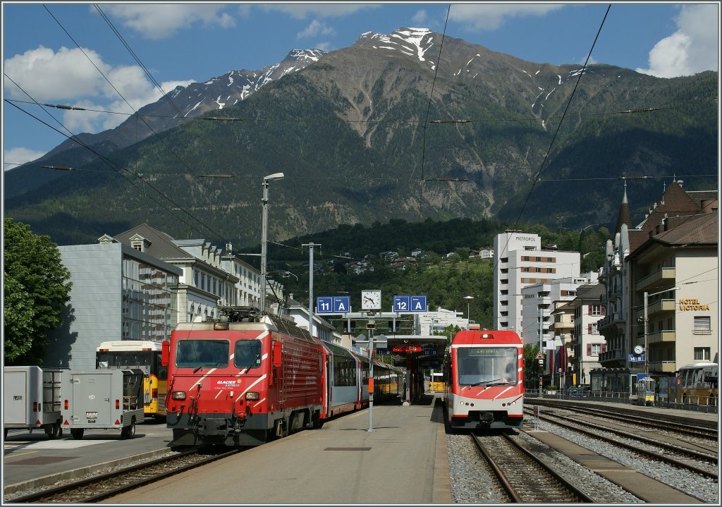 Glacier-Express and Komet to Zermatt in Brig.
28.05.2012