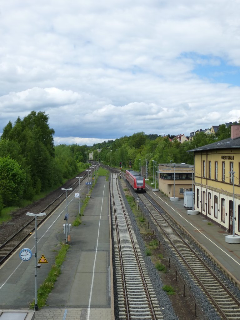 Here a few about the station of Oberkotzau on May 21th 2013.
You also can see 612 056.