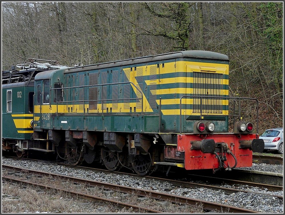 Heritage Diesel engine 8428 photographed in Spontin on December 7th, 2008.