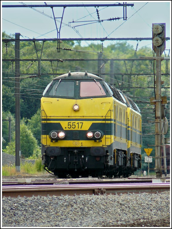 HLD 5517 and 5535 photographed in Montzen on July 12th, 2008.