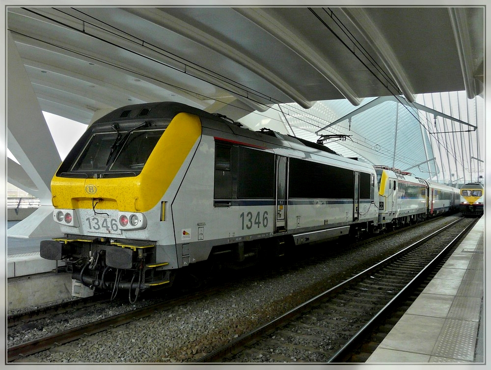 HLE 1346 pictured in Lige Guillemins on April 24th, 2010.