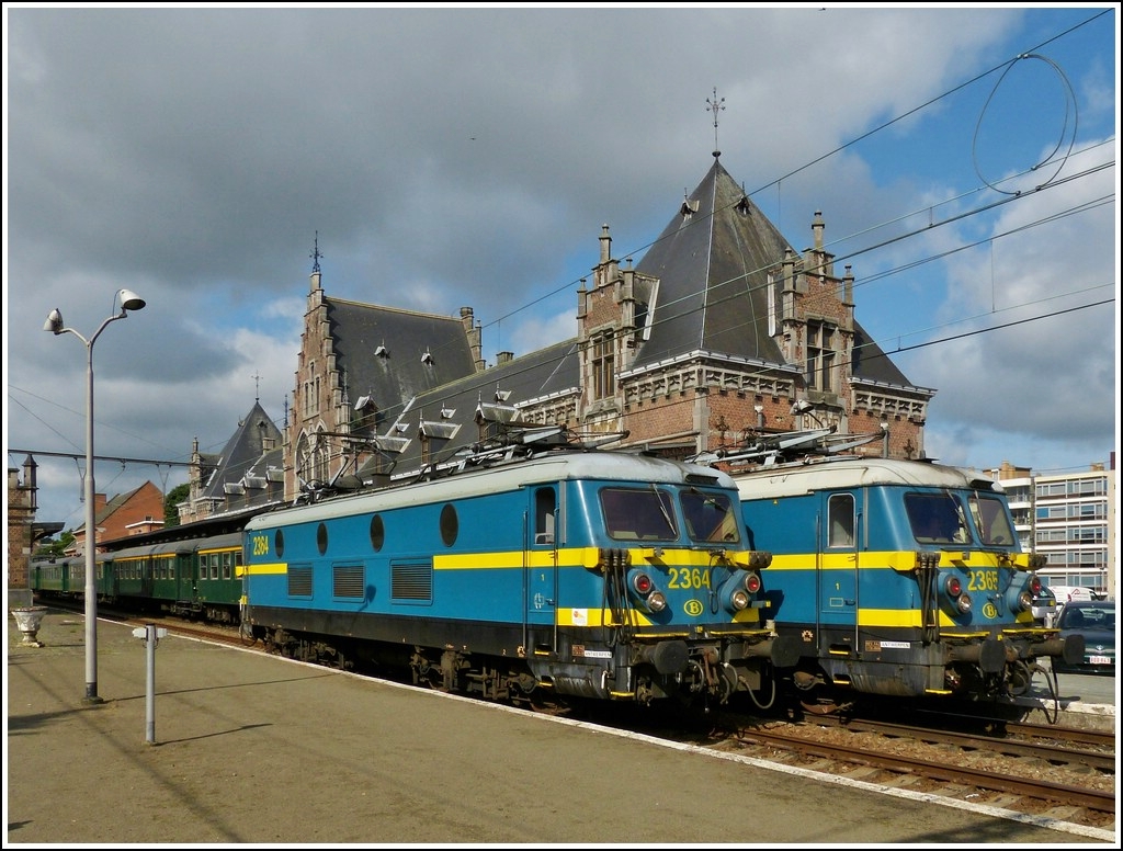 HLE 2364 and 2365 photographed in Binche on June 23rd, 2012.