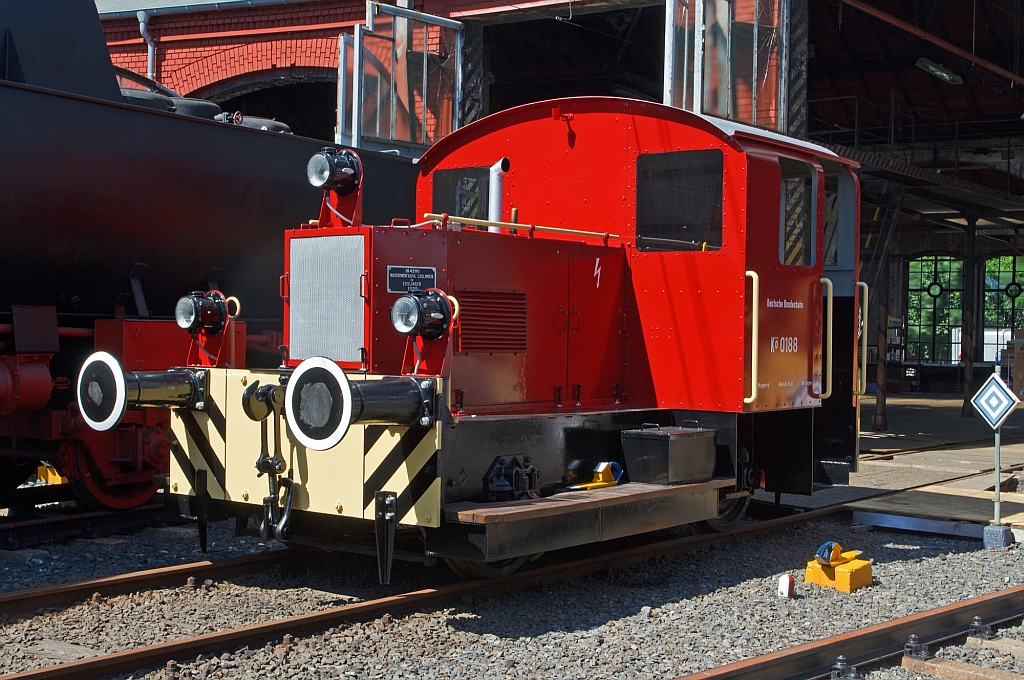Kö 0188 (ex 311 188) on 28.08.2012 in the Südwestfälische Railroad Museum in Siegen. The locomotive was built in 1939 at the Maschinenfabrik Esslingen with the serial number 4290th