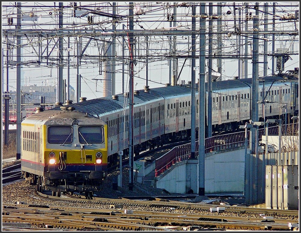 M 4 control car taken at Bruxelles Midi on February 14th, 2009.