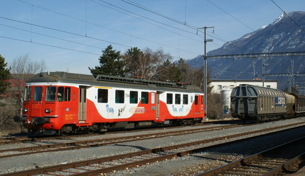 M-O ABDe 537 507-6 in Martigny.
25.02.2009