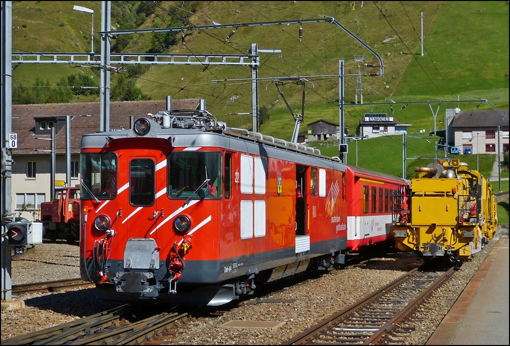 MGB Deh 4/4 N° 22 taken in Andermatt on September 16th, 2012.