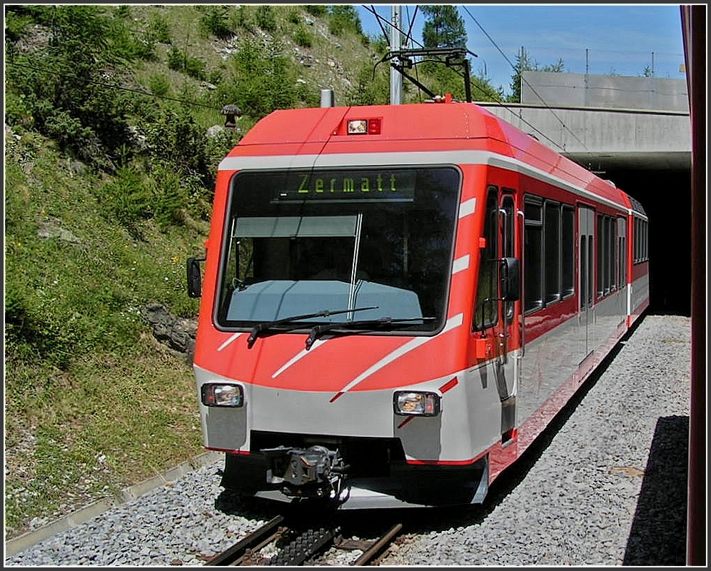 MGB Tsch-Zermatt shuttle photographed on July 31st, 2007.