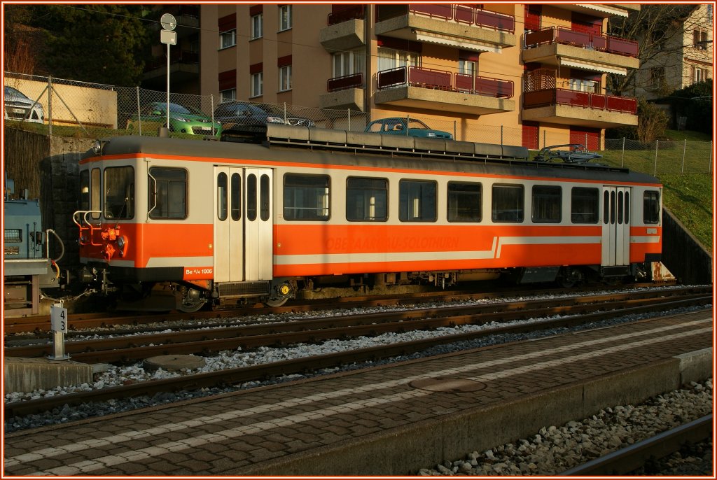 MOB (ex SNB) Be 4/4 1003 in Chernex.
23.12.2012