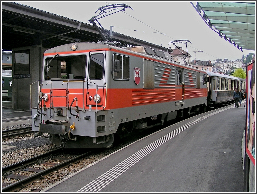 MOB GDe 4/4 6005 taken at Montreux on August 3rd, 2007.