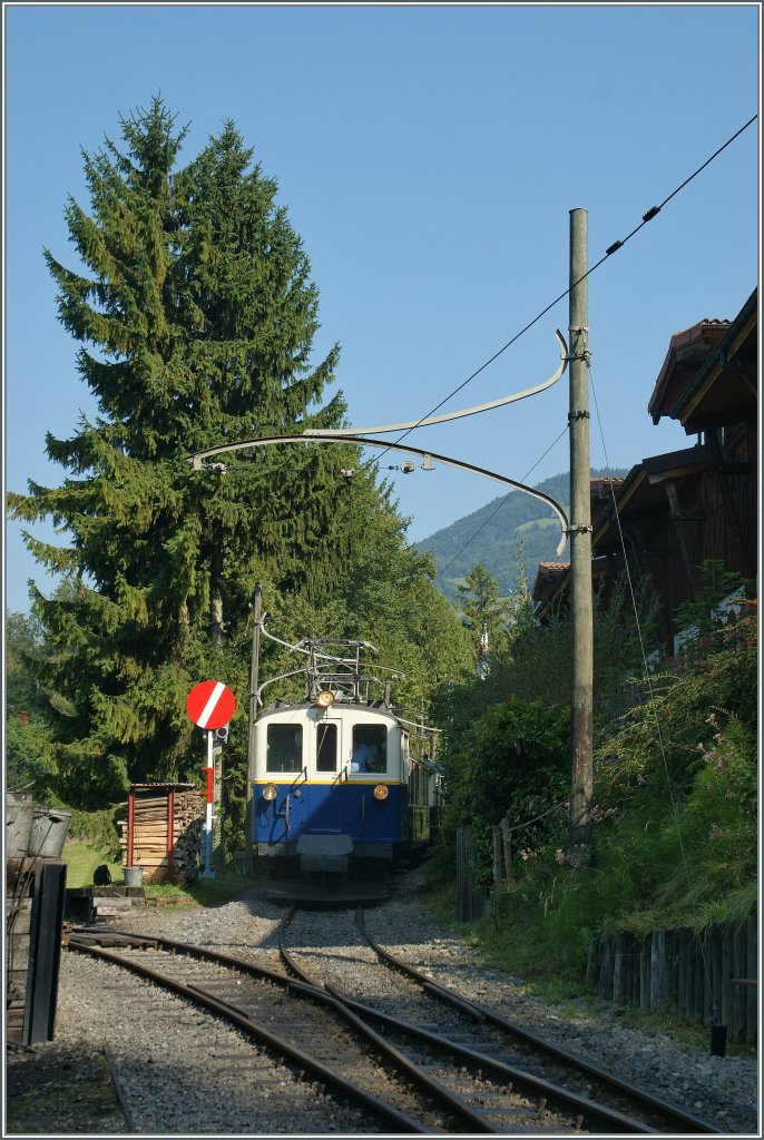 MOB'stalgie: BDe 4/4 N 28 in Chaulin.
09.09.2012