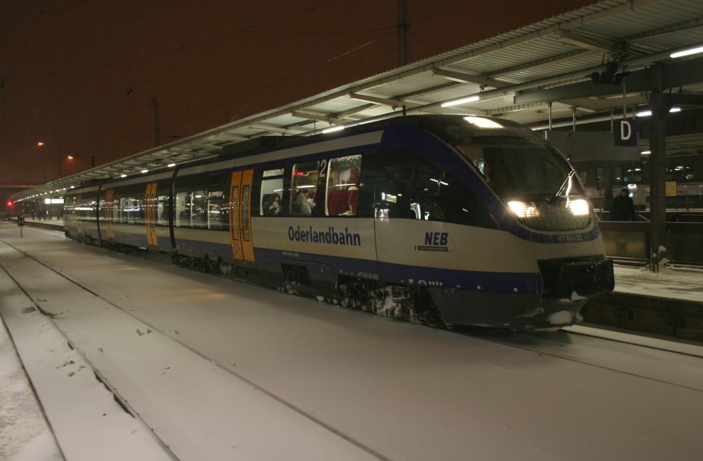 NEB VT 643.20 on 9.1.2010 at Berlin-Lichtenberg.