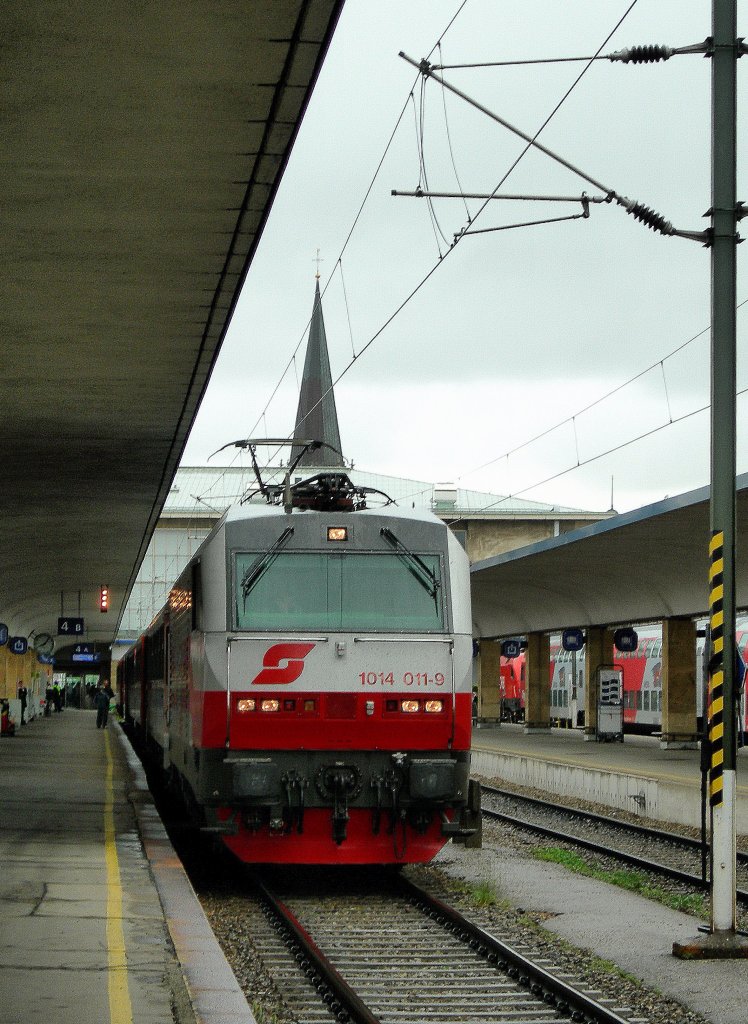 BB 1014 011-9 in Wien West Bf.
19.05.2008