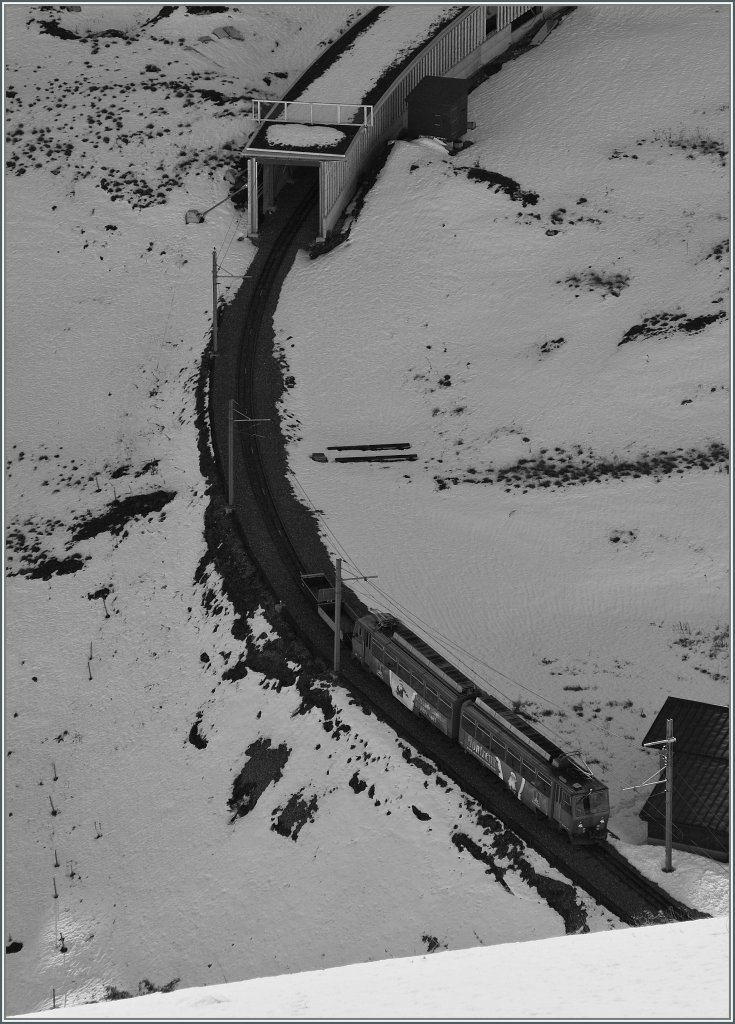 On dark last part on way to the Rochers de Naye. 
12.10.2011