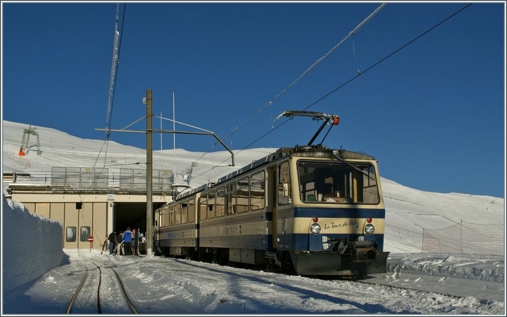 On the summit: Rochers de Naye. 
12.01.2012