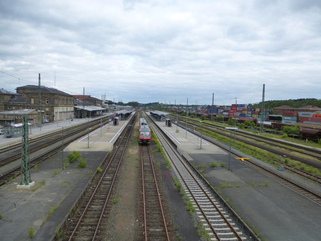 One more few about the main station of Hof on June 26th 2013.