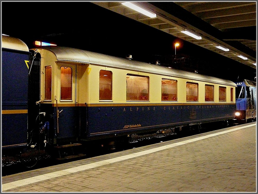 Pullman Wagon As 1161 photographed at Chur on December 24th, 2009.