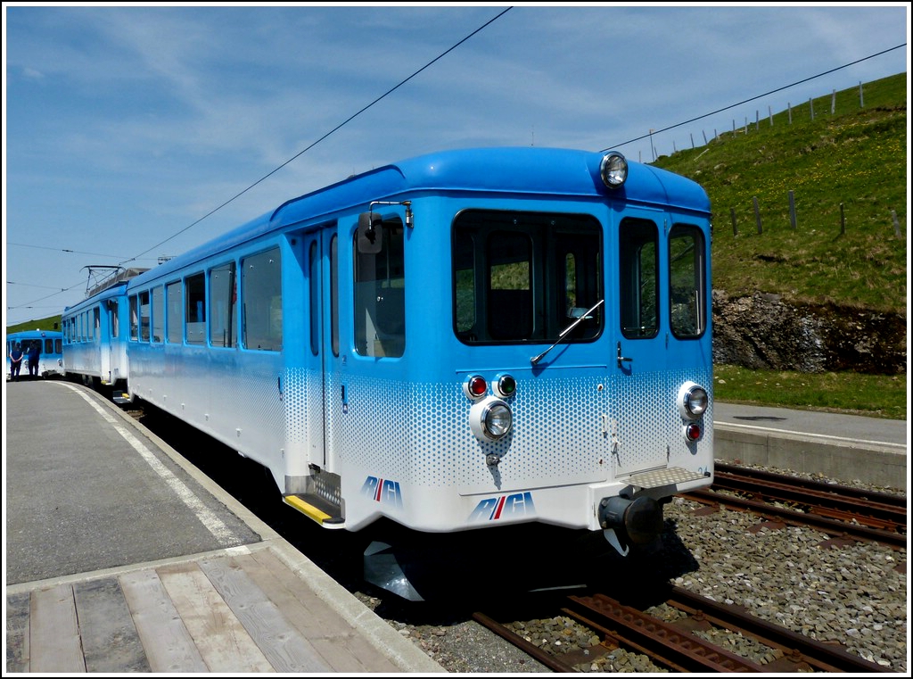 RB train pictured at Rigi Kulm on May 24th, 2012.