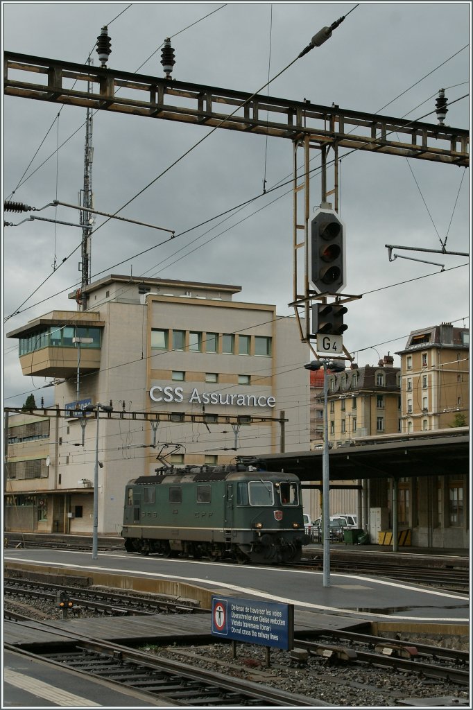 Re 4/4 II - Festival in Lausanne : The Re 4/4 II 11354 one of the last green one!
12.06.12